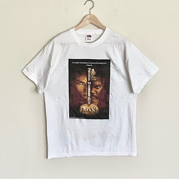 NEW Y2K Deadstock Stephen King 1408 Movie Promo T Shirt Adult Large - Picture 2 of 13
